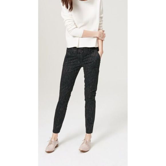 LOFT Pants - LOFT Snakeskin Print Marisa Pants